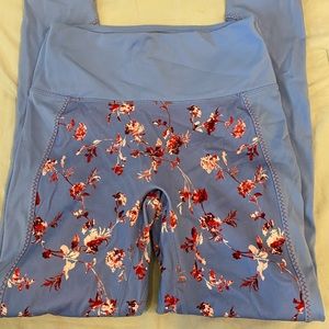fabletics flower printed leggings